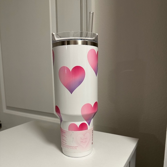 Target x Stanley White Valentine's Day Tumbler - 40 oz - NEW - Picture 4 of 6